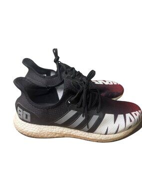 Adidas Marvel Collaboration Mens SZ 10 Shoes Black Red Athletic Running Sneakers